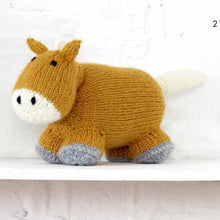 Load image into Gallery viewer, Knitting Pattern: Horse, Unicorn and Zebra in DK Yarn