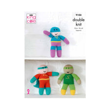 Load image into Gallery viewer, Knitting Pattern: Superheroes in DK Yarn