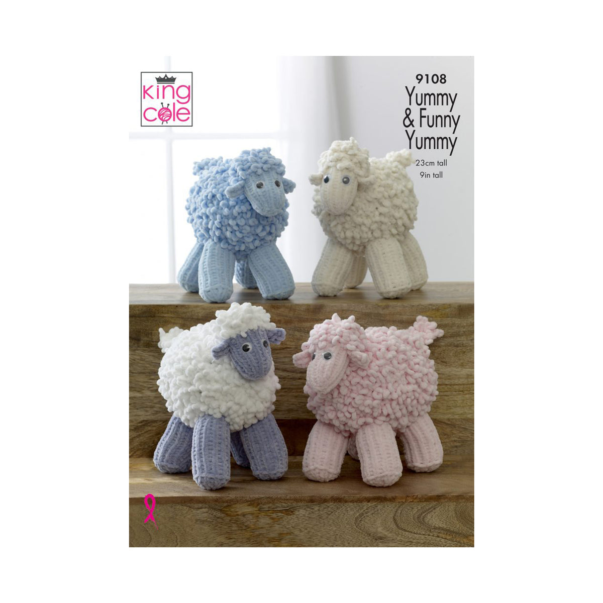 Knitting Pattern Sheep in King Cole Yummy and Funny Yummy Yarn