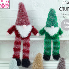 Load image into Gallery viewer, Knitting Pattern: Gnomes in Tinsel Chunky Yarn