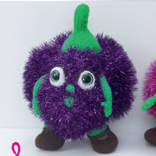 Load image into Gallery viewer, Knitting Pattern: Pumpkins in Tinsel Yarn for DIY Halloween Decor, Party and Gifts