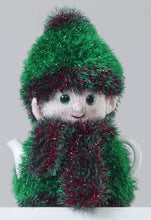 Load image into Gallery viewer, Knitting Pattern: Christmas Tea Cosies in Tinsel Chunky Yarn
