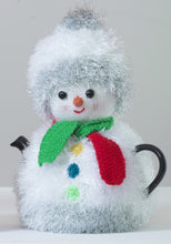 Load image into Gallery viewer, Knitting Pattern: Christmas Tea Cosies in Tinsel Chunky Yarn