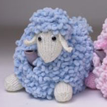 Load image into Gallery viewer, Knitting Pattern: Sheep Teapot Cosy in King Cole Funny Yummy Yarn
