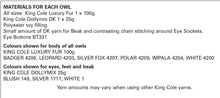 Load image into Gallery viewer, Knitting Pattern: Baby Owls in King Cole Luxury Faux Fur Yarn