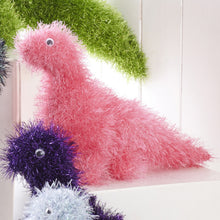 Load image into Gallery viewer, Knitting Pattern: Dinosaurs in Tinsel Chunky Yarn