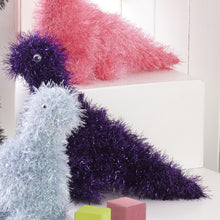 Load image into Gallery viewer, Knitting Pattern: Dinosaurs in Tinsel Chunky Yarn