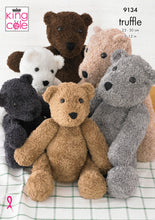 Load image into Gallery viewer, Knitting Pattern: Teddies in King Cole Truffle Yarn