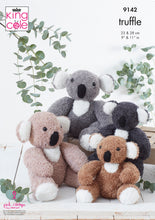 Load image into Gallery viewer, Knitting Pattern: Koalas in King Cole Truffle Yarn