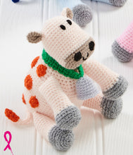 Load image into Gallery viewer, Crochet Pattern: Amigurumi Toy Cows in DK Yarn