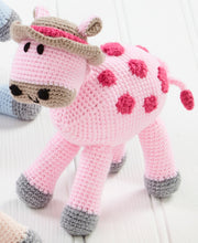 Load image into Gallery viewer, Crochet Pattern: Amigurumi Toy Cows in DK Yarn