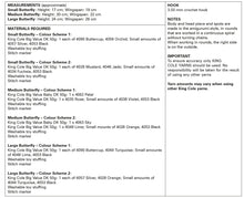 Load image into Gallery viewer, Crochet Pattern: Amigurumi Toy Butterflies in DK Yarn