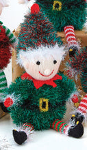 Load image into Gallery viewer, Knitting Pattern: Easy Knit Christmas Elves in Tinsel Chunky and DK Yarn