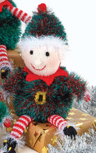 Load image into Gallery viewer, Knitting Pattern: Easy Knit Christmas Elves in Tinsel Chunky and DK Yarn