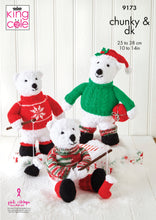 Load image into Gallery viewer, Knitting Pattern: Polar Bears