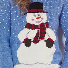 Load image into Gallery viewer, Knitting Pattern: Snowman Christmas Jumper