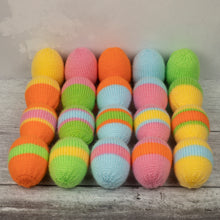 Load image into Gallery viewer, DIGITAL Knitting Pattern: Hand-Knitted Easter Eggs