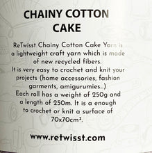 Load image into Gallery viewer, Yarn: Retwisst Recycled Chainy Cotton Cake Lilac Five Colour Gradient, 250g
