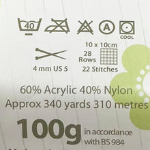 Load image into Gallery viewer, DK Yarn: Baby Comfort, Cream, 100g