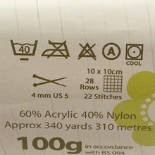 Load image into Gallery viewer, DK Yarn: Baby Comfort, Pale Blue, 100g