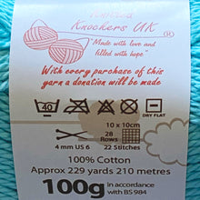 Load image into Gallery viewer, DK Yarn: Cottonsoft, Mint, 100g