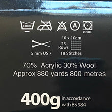 Load image into Gallery viewer, Aran Yarn: Antique Gold Fashion Aran with Wool, 400g