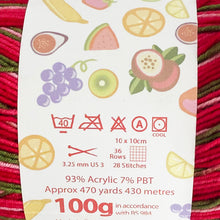 Load image into Gallery viewer, Sock Yarn: Footsie 4 Ply in Strawberry, 100g Ball
