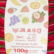 Load image into Gallery viewer, Sock Yarn: Footsie 4 Ply in Strawberry, 100g Ball