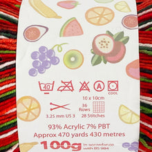 Load image into Gallery viewer, Sock Yarn: Footsie 4 Ply in Watermelon, 100g Ball