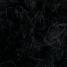 Load image into Gallery viewer, Yarn: Black Luxury Faux Fur Yarn, 100g