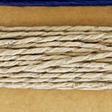 Load image into Gallery viewer, Hemptique 100% Hemp Cord, 4 x 9.1m, 1mm wide. Colour: Americana Silver