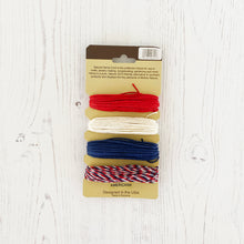 Load image into Gallery viewer, Hemptique 100% Hemp Cord, 4 x 9.1m, 1mm wide. Colour: Americana