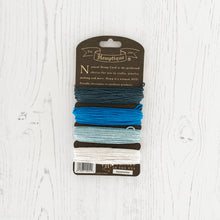 Load image into Gallery viewer, Hemptique 100% Hemp Cord, 4 x 9.1m, 1mm wide. Colour: Aquamarine