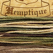 Load image into Gallery viewer, Hemptique 100% Hemp Cord, 4 x 9.1m, 1mm wide. Colour: Variegated Festival