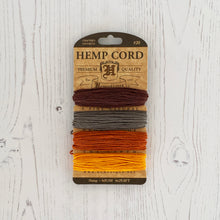 Load image into Gallery viewer, Hemptique 100% Hemp Cord, 4 x 9.1m, 1mm wide. Colour: Harvest