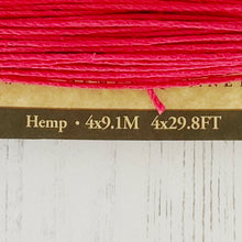 Load image into Gallery viewer, Hemptique 100% Hemp Cord, 4 x 9.1m, 1mm wide. Colour: Neon

