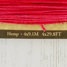 Load image into Gallery viewer, Hemptique 100% Hemp Cord, 4 x 9.1m, 1mm wide. Colour: Neon