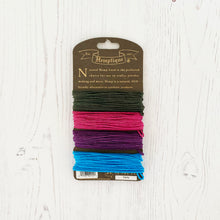 Load image into Gallery viewer, Hemptique 100% Hemp Cord, 4 x 9.1m, 1mm wide. Colour: Party