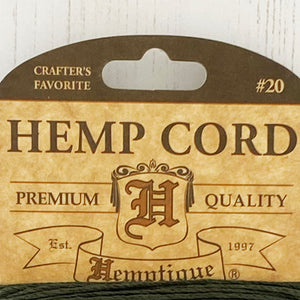 Hemptique 100% Hemp Cord, 4 x 9.1m, 1mm wide. Colour: Party