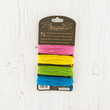 Load image into Gallery viewer, Hemptique 100% Hemp Cord, 4 x 9.1m, 1mm wide. Colour: Razzle Dazzle