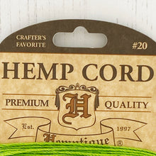 Load image into Gallery viewer, Hemptique 100% Hemp Cord, 4 x 9.1m, 1mm wide. Colour: Spring Bloom