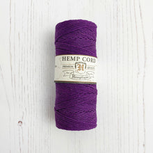 Load image into Gallery viewer, Hemptique 100% Hemp Cord: Plum, 5 or 10m Lengths, 1mm wide
