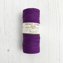Load image into Gallery viewer, Hemptique 100% Hemp Cord: Plum, 5 or 10m Lengths, 1mm wide