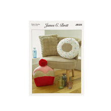 Load image into Gallery viewer, Knitting Pattern: Novelty Cushions in Super Chunky Yarn