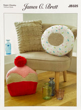 Load image into Gallery viewer, Knitting Pattern: Novelty Cushions in Super Chunky Yarn
