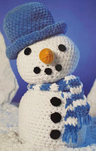 Load image into Gallery viewer, Crochet Pattern: Snowman in Chunky Yarn