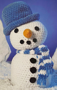 Crochet Pattern: Snowman in Chunky Yarn