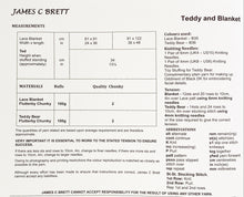 Load image into Gallery viewer, Knitting Pattern: Lace Baby Blankets and Teddy Bear