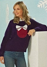 Load image into Gallery viewer, Knitting Pattern: Adult Sweater with Christmas Baubles