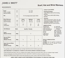 Load image into Gallery viewer, Knitting Pattern: Scarf, Hat and Wrist Warmers for Ladies in Chunky Yarn
